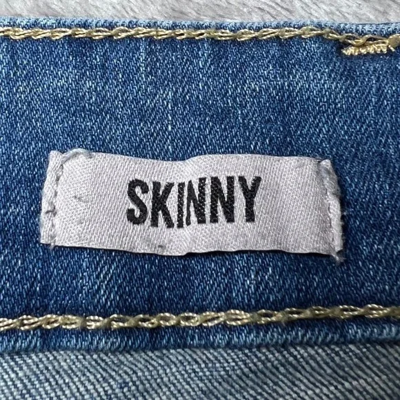 Harley Davidson Womens Size 20W Skinny Blue Jeans Denim Biker Casual Motorcycle - Picture 5 of 16